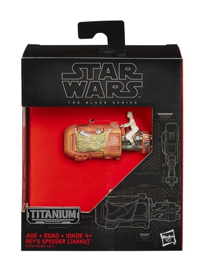 Black Series Episode VII Titanium Rey's Speeder