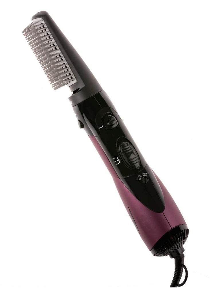 2 IN 1 Hair Styler - Hot Air Brush With 2 Temperatures Cool Air Setting Overheat Protection