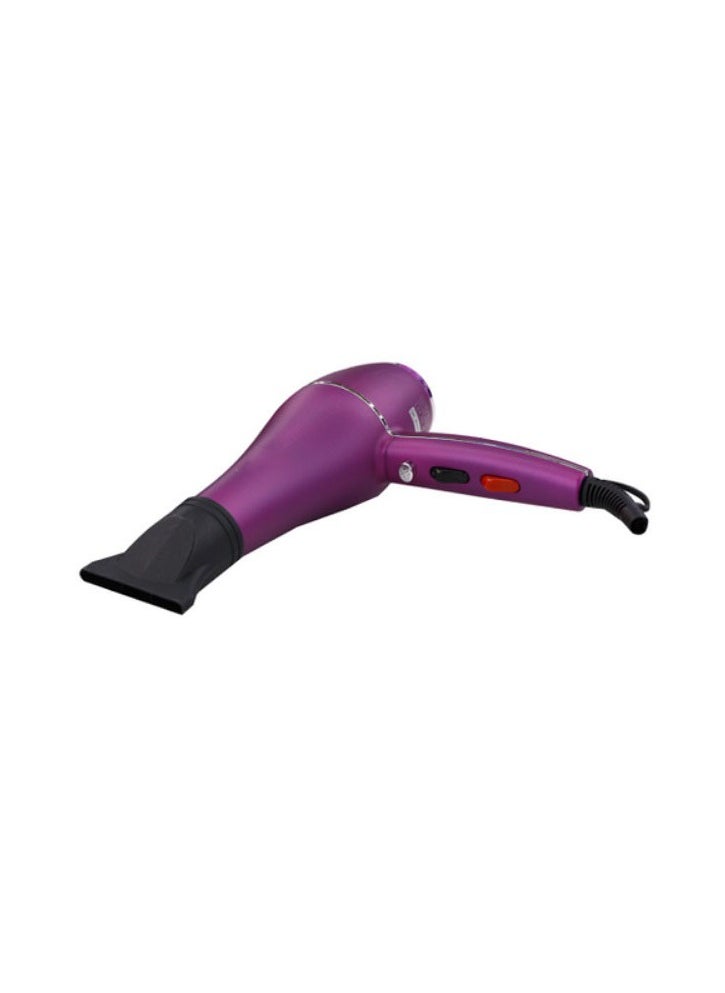 Hair Dryer - 2-Speed & 3 Temperature Settings 1250W, Cool Shot Function Detachable Cap