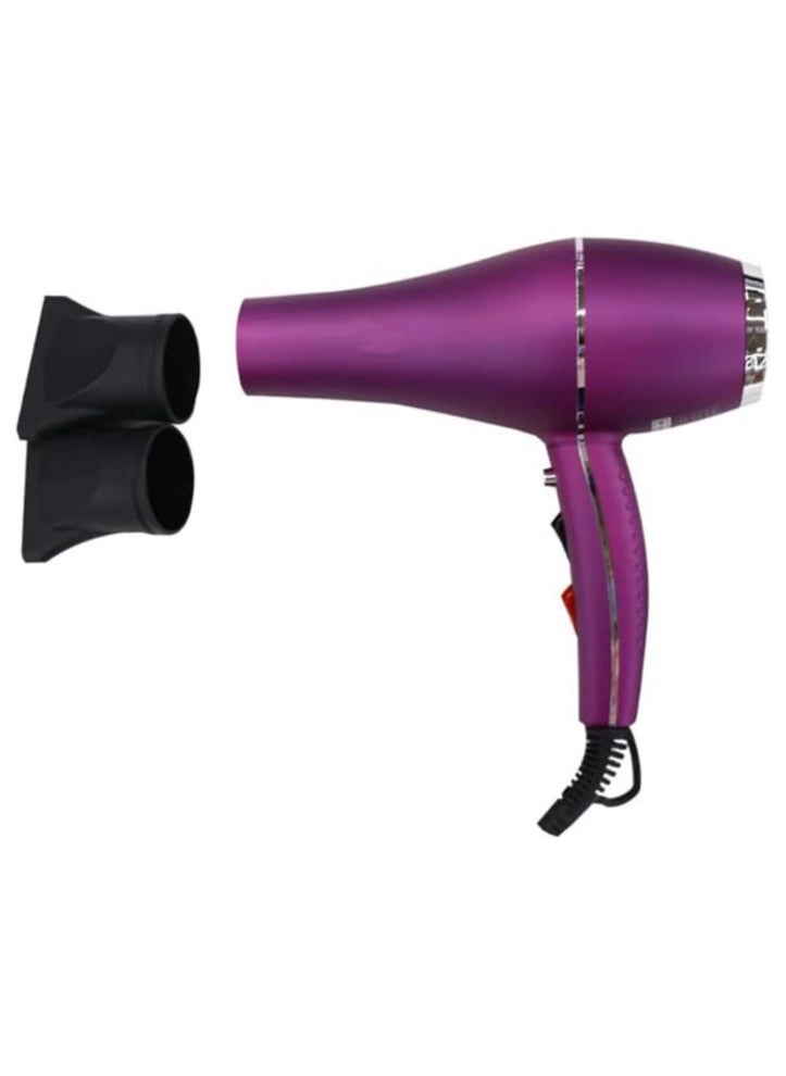 Hair Dryer - 2-Speed & 3 Temperature Settings 1250W, Cool Shot Function Detachable Cap