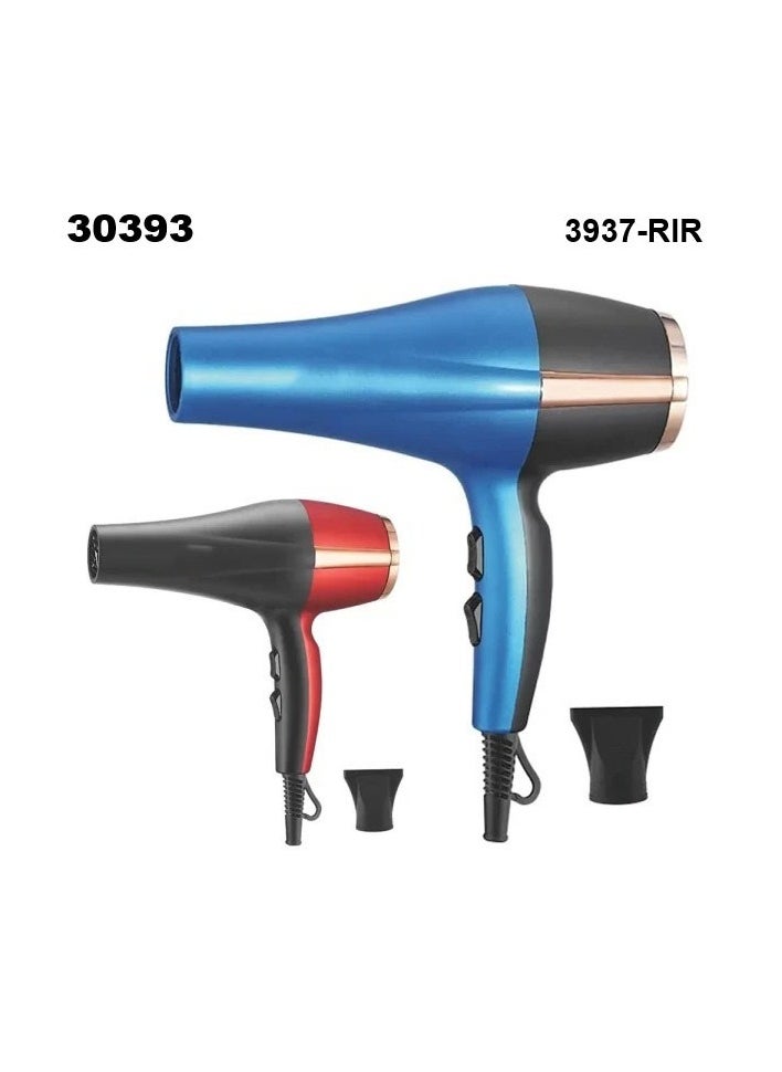 Professional Hair Dryer 1600W Fast Drying Salon Hair Dryer with 2 Speed 3 Heat Setting with Narrow Nozzle for Women Man