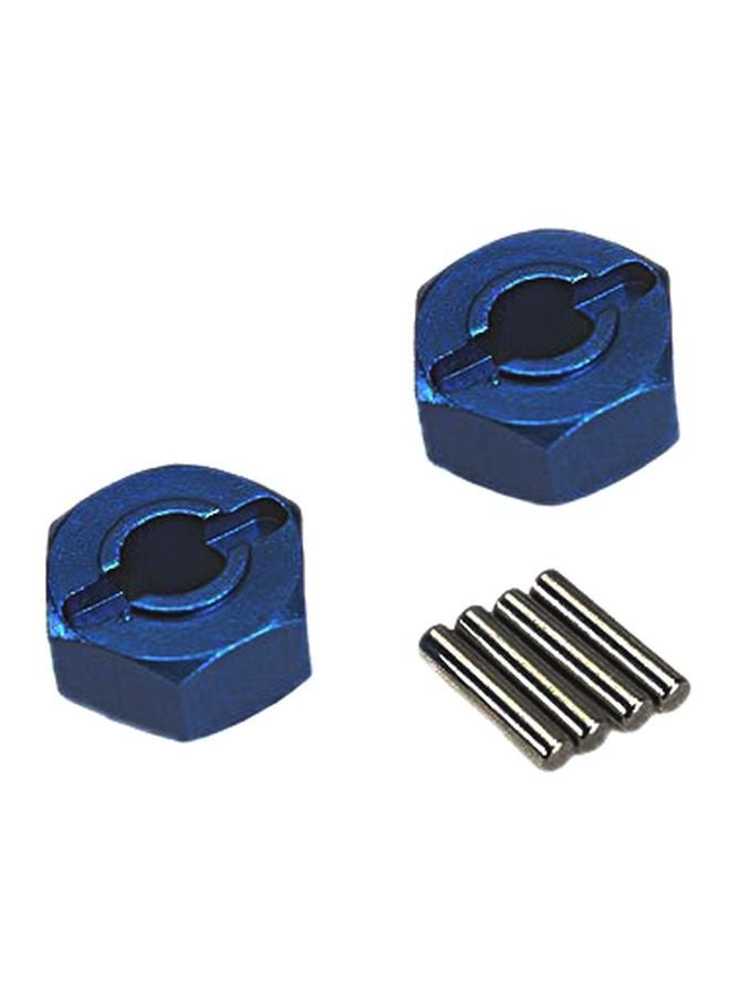 Pair Of Lightweight Anodized Aluminum Hex Wheel Hub Set 1654X