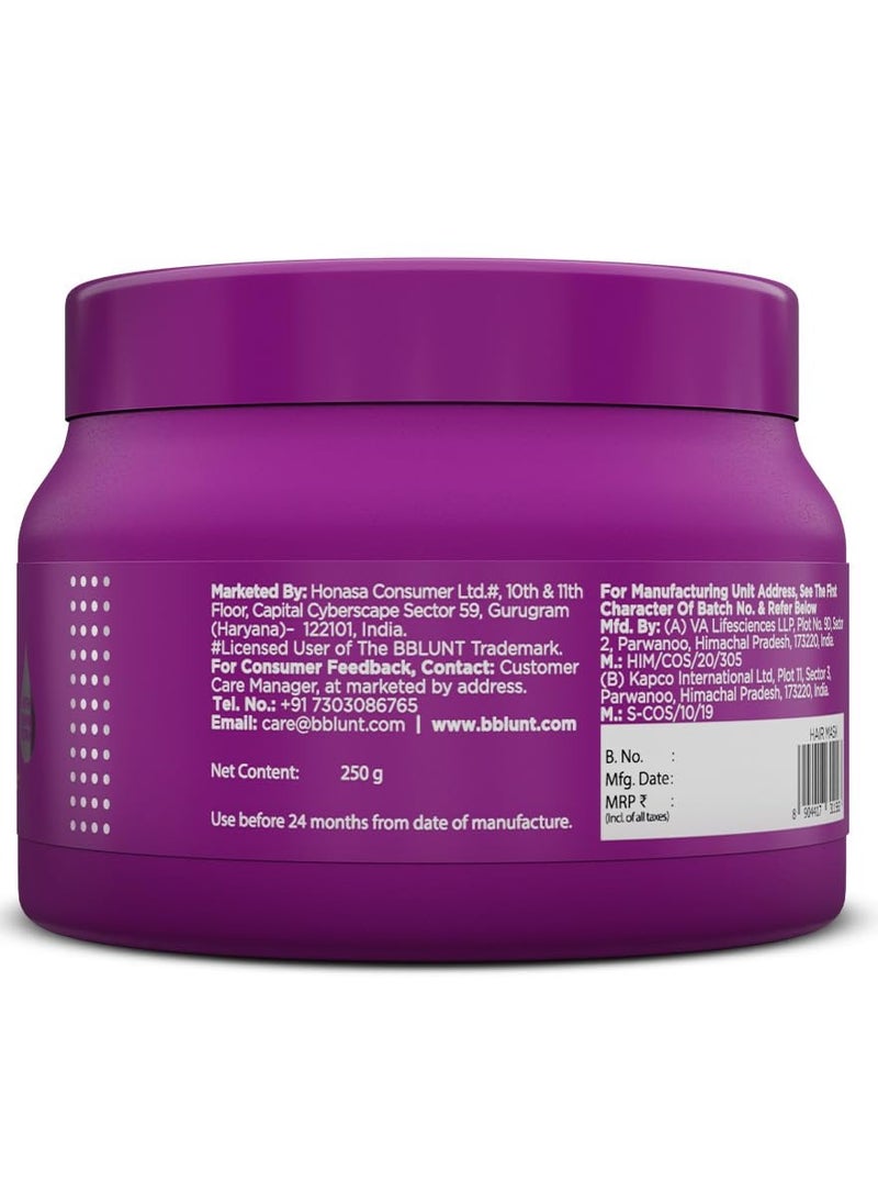 Hair Fall Control Hair Mask with Pea Protein & Caffeine for Stronger Hair-250 g | Reduces Hair Fall | Strengthens Hair | Enriched with Shine Tonic