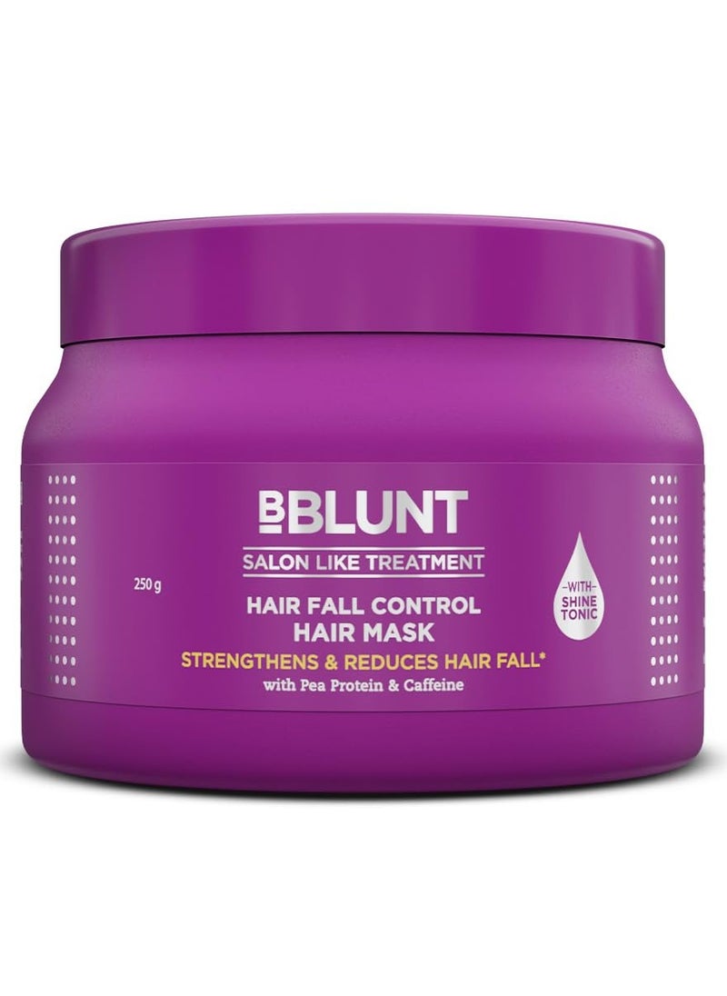 Hair Fall Control Hair Mask with Pea Protein & Caffeine for Stronger Hair-250 g | Reduces Hair Fall | Strengthens Hair | Enriched with Shine Tonic