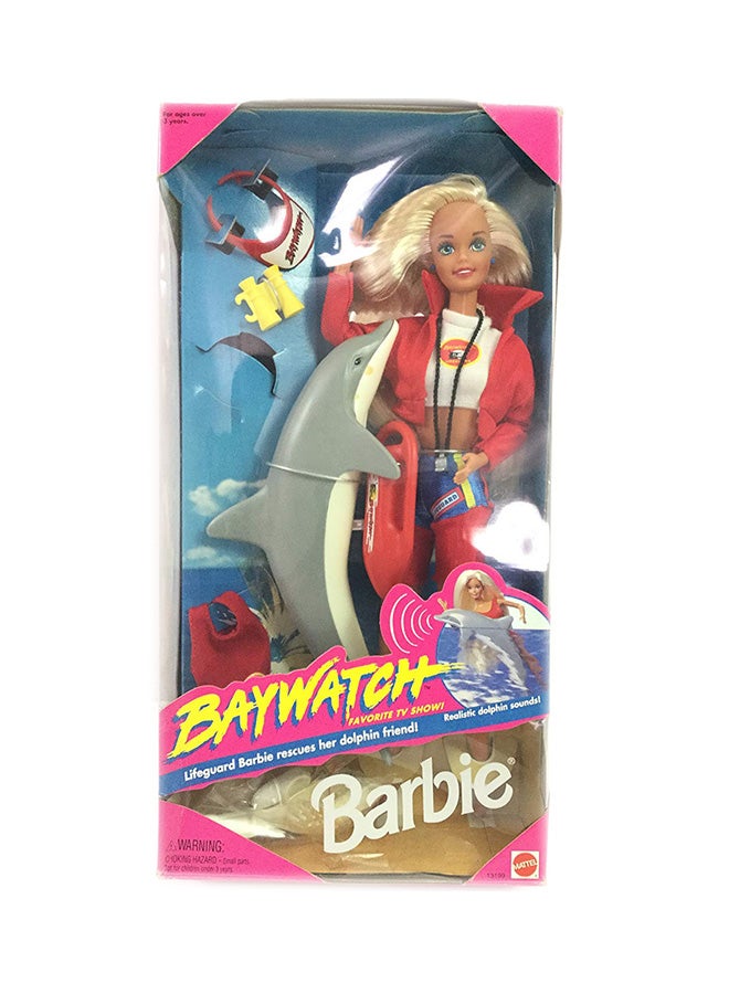 Baywatch  Doll With Dolphin And Accessories