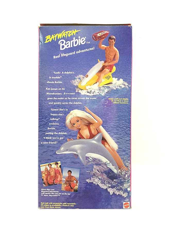 Baywatch  Doll With Dolphin And Accessories