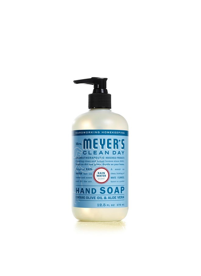 Hand Soap, Made With Essential Oils, Biodegradable Formula, Rain Water, 12.5 Fl. Oz