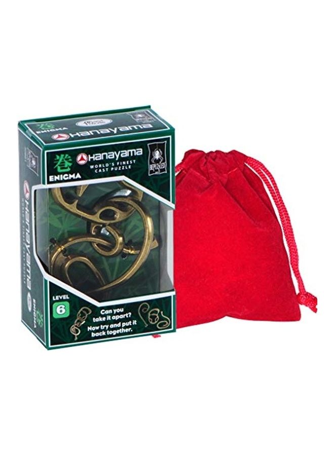 Hanayama Cast Metal Brain Teaser Puzzle 1.9 X5 X3.2inch