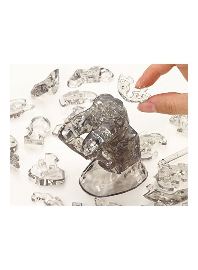 43-Piece Crystal Clear 3D Puzzle - The Thinker 1.9 X6.2 X3.9inch
