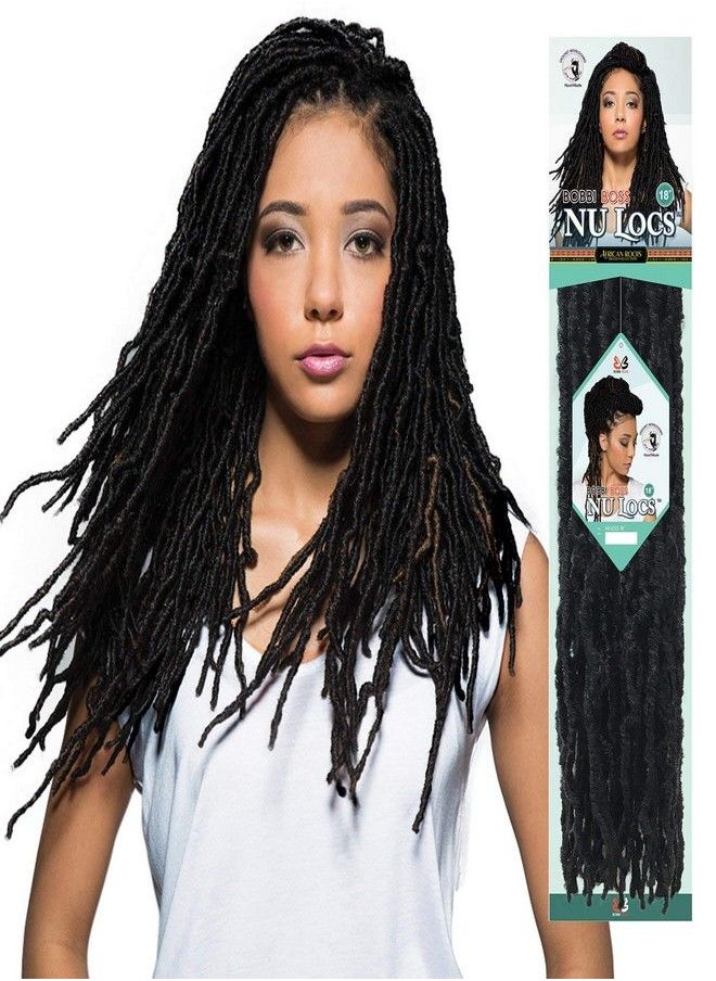 Bobbi Boss Synthetic Hair Crochet Braids African Roots Braid Collection Nu Locs 18