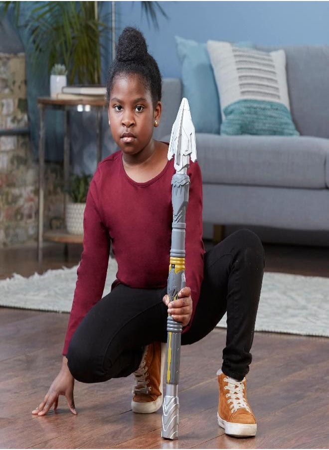 Marvel Black Panther: Wakanda Forever Kingsguard FX Spear, Role Play Toys, Costume, Super Hero Toys for 5 Year Old Boys and Girls and Up