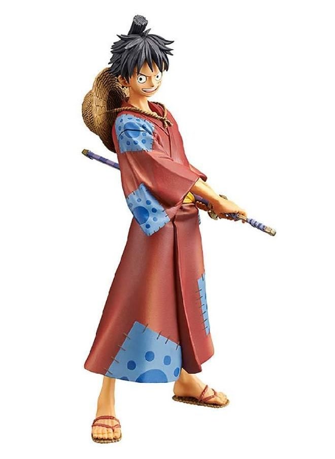Banpresto Onepiece DXF The Grandline Men Wanokuni Vol.1 Monkey D. Luffy, Multiple Colors