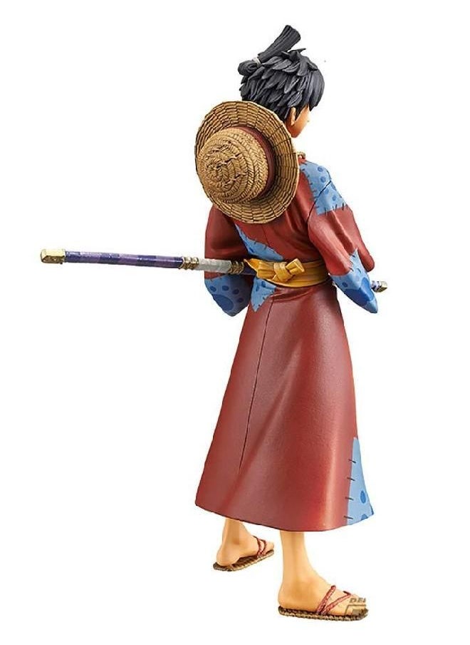 Banpresto Onepiece DXF The Grandline Men Wanokuni Vol.1 Monkey D. Luffy, Multiple Colors