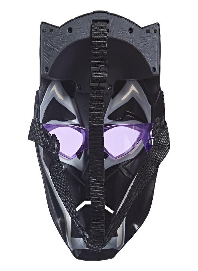 Marvel Black Panther Studios Legacy Collection Black Panther Vibranium Power FX Mask Roleplay Toy, Toys for Kids Ages 5 and Up