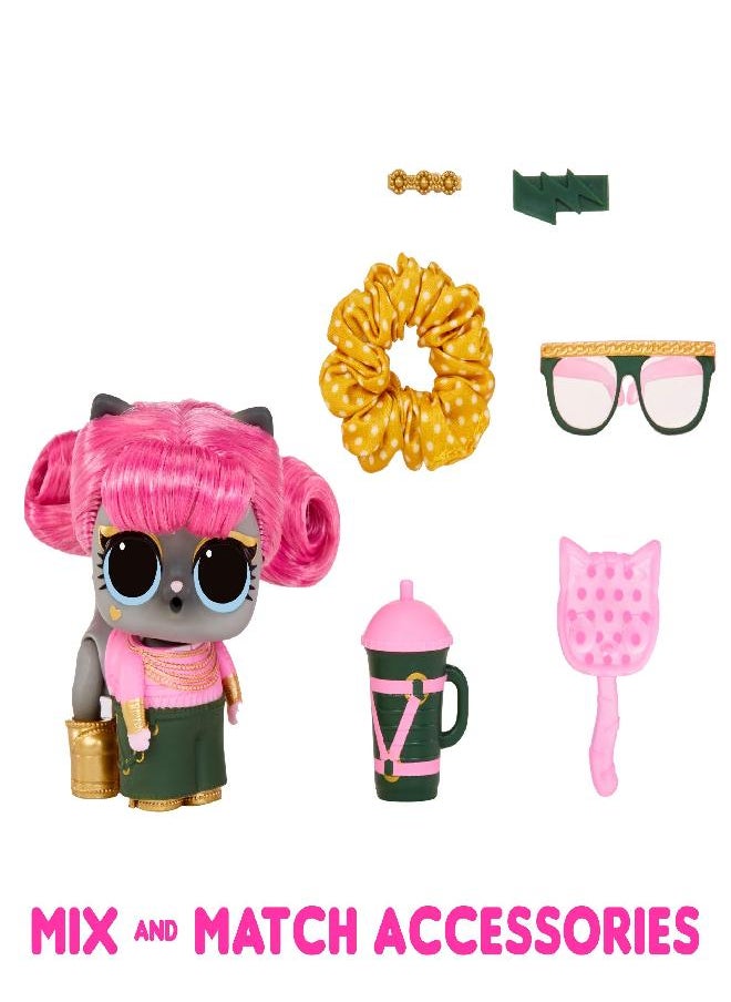 L.O.L. Surprise! Hair Pets with 10 Surprises- Collectible Pet with Real Hair, Including Music Themed Accessories, Holiday Toy, Great Gift for Kids Girls Boys Ages 4, 5, 6+ Years Old - Assorted Toy