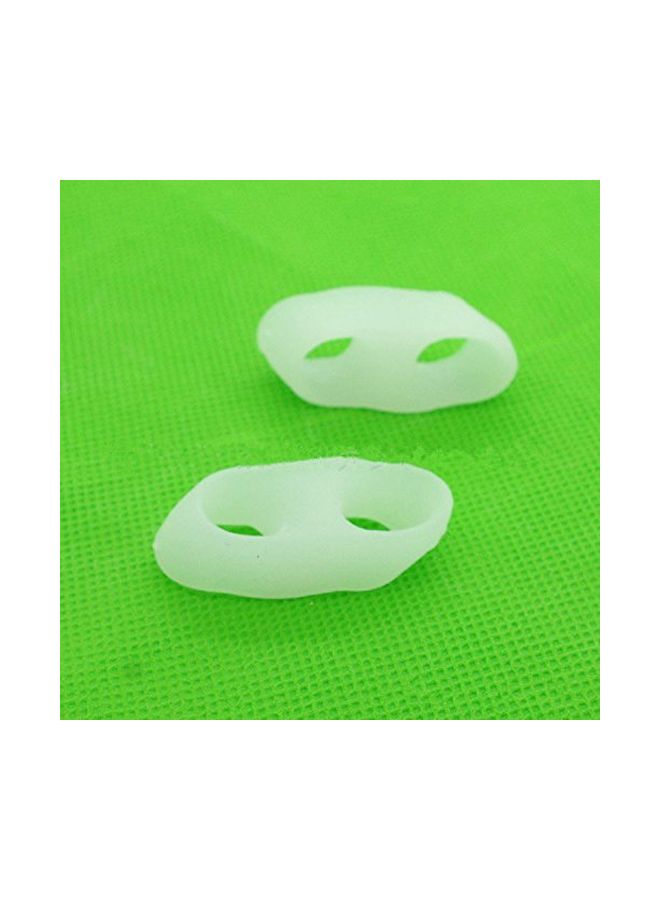 2-Pair Toe Separators White