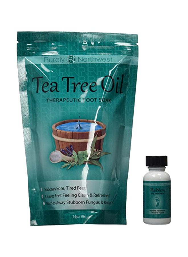 Tea Tree Oil Foot Soak With Nail Solution