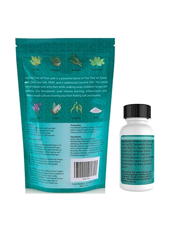 Tea Tree Oil Foot Soak With Nail Solution