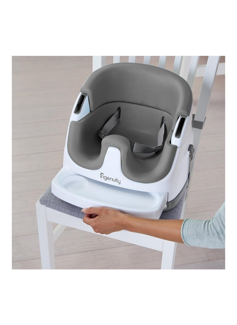 Baby Base 2 In 1 Seat Slate Booster Feeding Seat