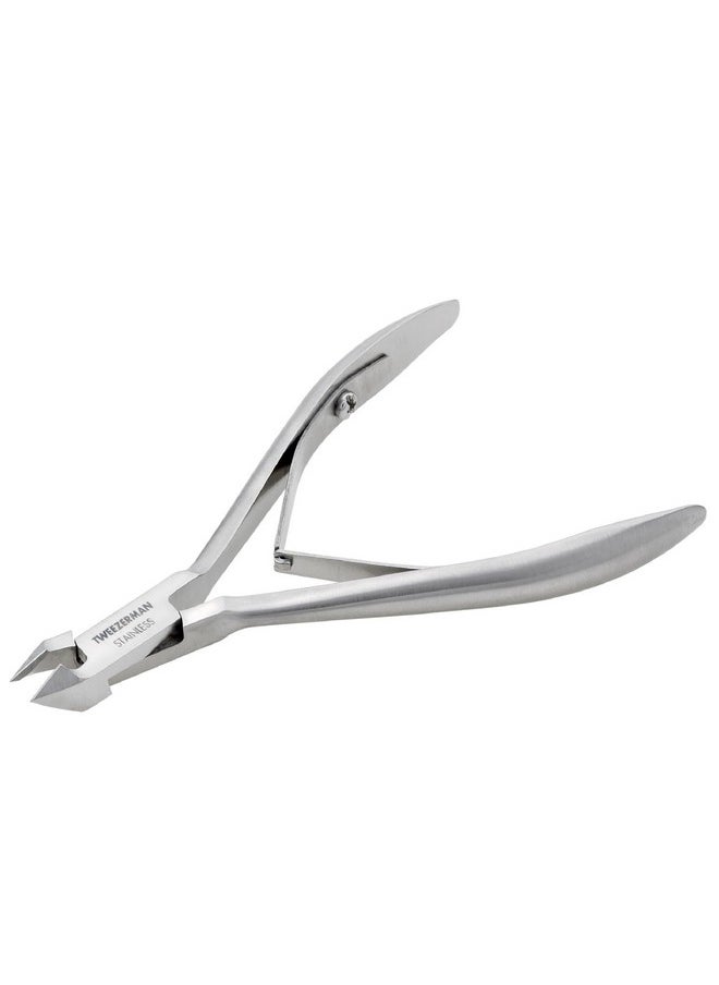 Rockhard Stainless Steel Cuticle Nipper, 1/2 Jaw