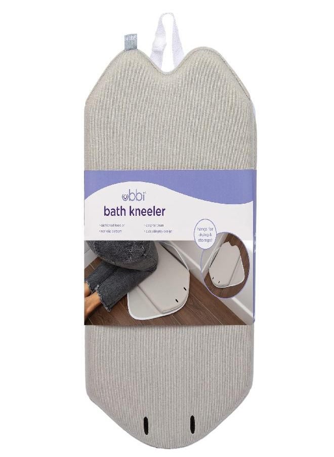 Ubbi Cushioned Kneeler Pad, Non-Slip, Baby and Toddler Bath Time Must Have Accessory for Parents, Gray