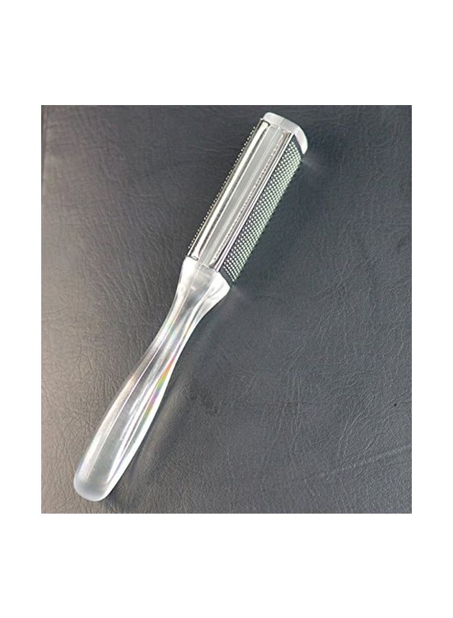 Double Sided Foot Rasp File Clear/Silver