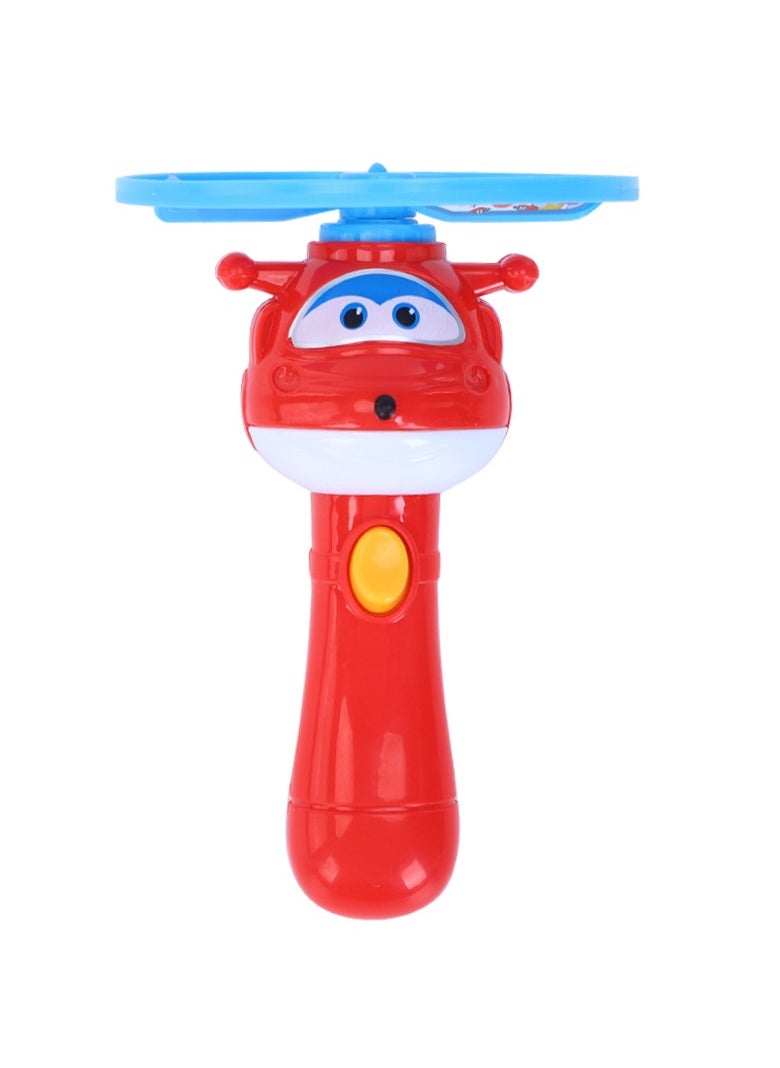 Authentic Feixia Ledi Bamboo Dragonfly Plastic Flight Launcher for Kids Rotating Flying Outdoor Parent Child Toy