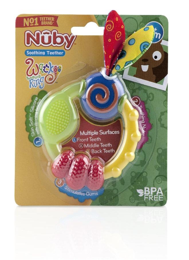 Nuby Wacky Teething Ring