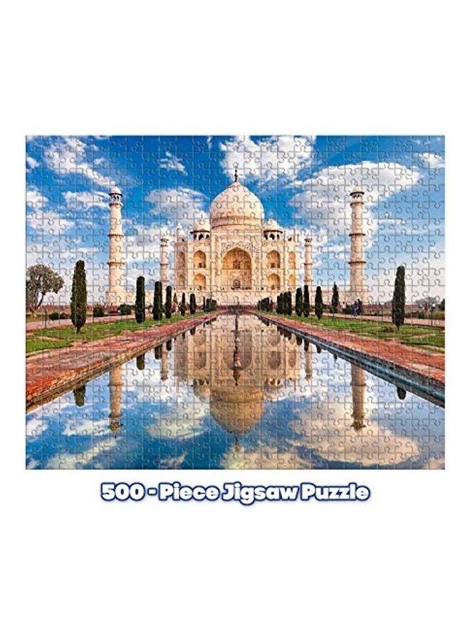 500-Piece Taj Mahal At Sunrise Jigsaw Puzzle Set