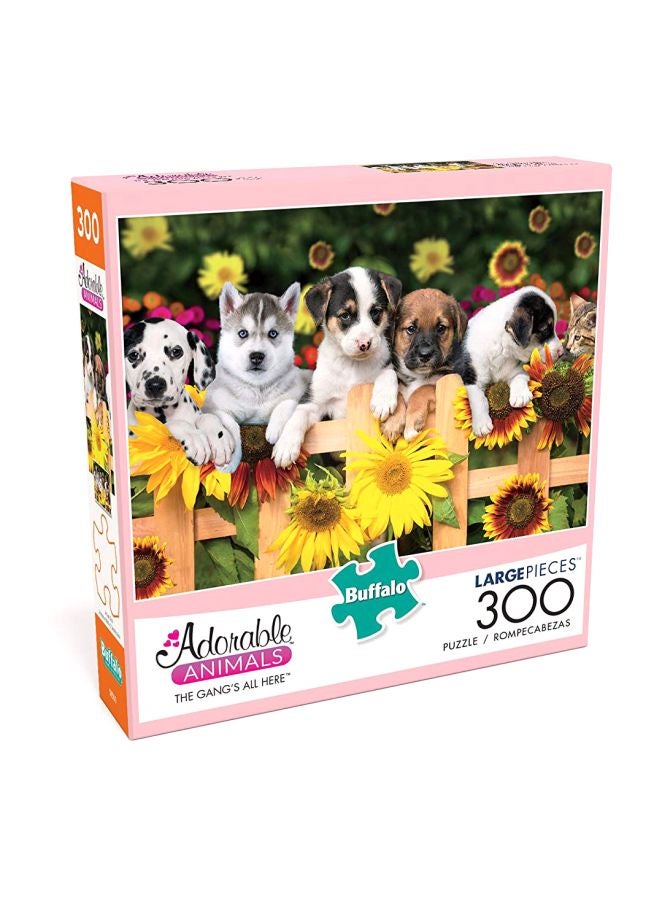 300-Piece Adorable Animals The Gang's All Here Jigsaw Puzzles 2705