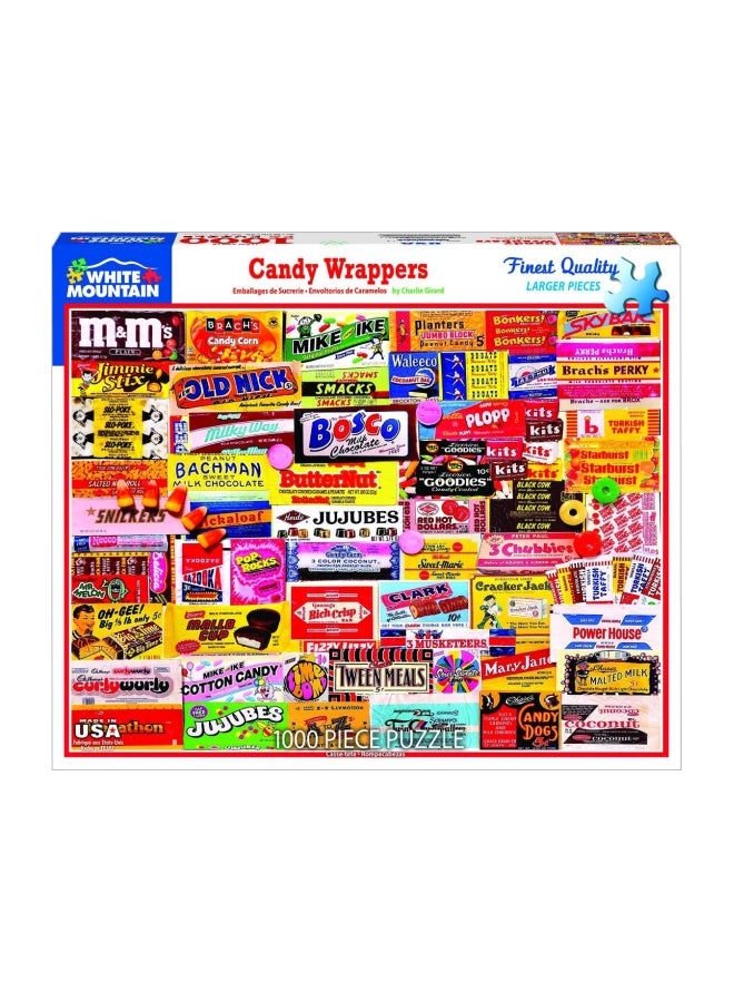 1000-Piece Candy Wrappers Jigsaw Puzzles 862