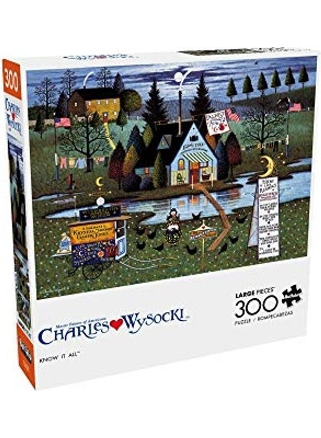 300-Piece Charles Wysocki Know It All Jigsaw Puzzle Set