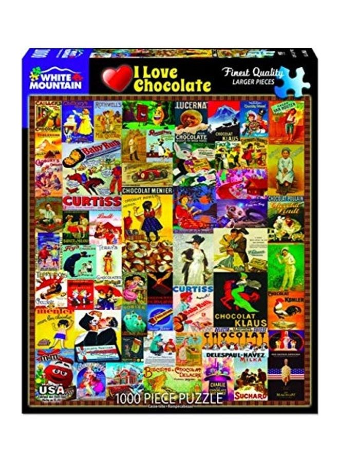 1000-Piece I Love Chocolate Jigsaw Puzzles Set