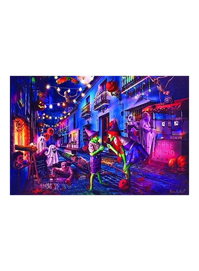 1000-Piece Boo Boulevard Jigsaw Puzzle Set