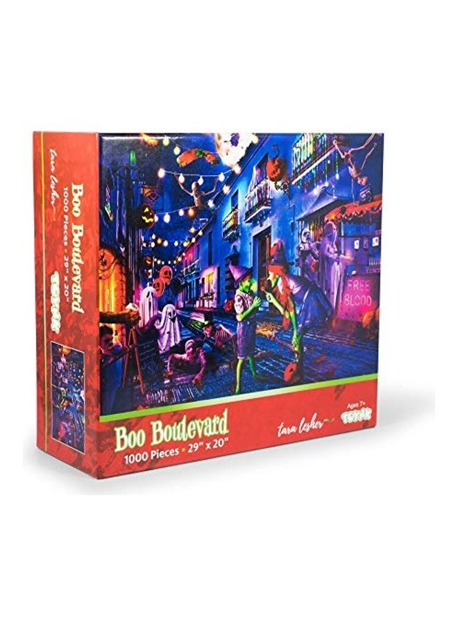 1000-Piece Boo Boulevard Jigsaw Puzzle Set