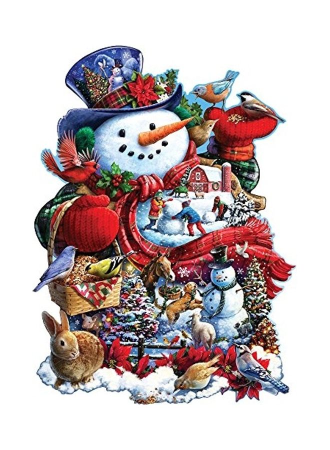 300-Piece Happy Holiday Snowman Jigsaw Puzzles Set