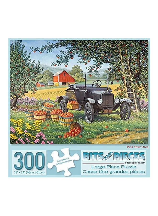 Pack Of 3 300-Piece Stepping Stones Jigsaw Puzzle 18x24inch