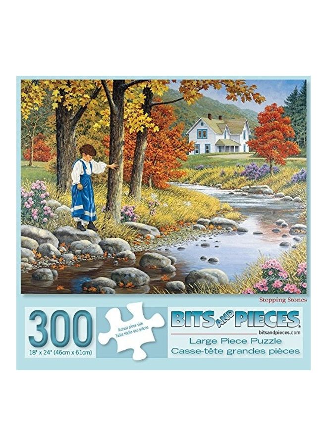 Pack Of 3 300-Piece Stepping Stones Jigsaw Puzzle 18x24inch