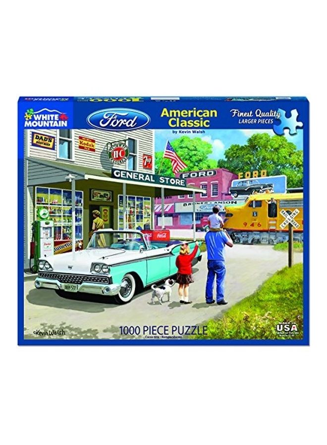 1000-Piece American Classic Jigsaw Puzzle Set