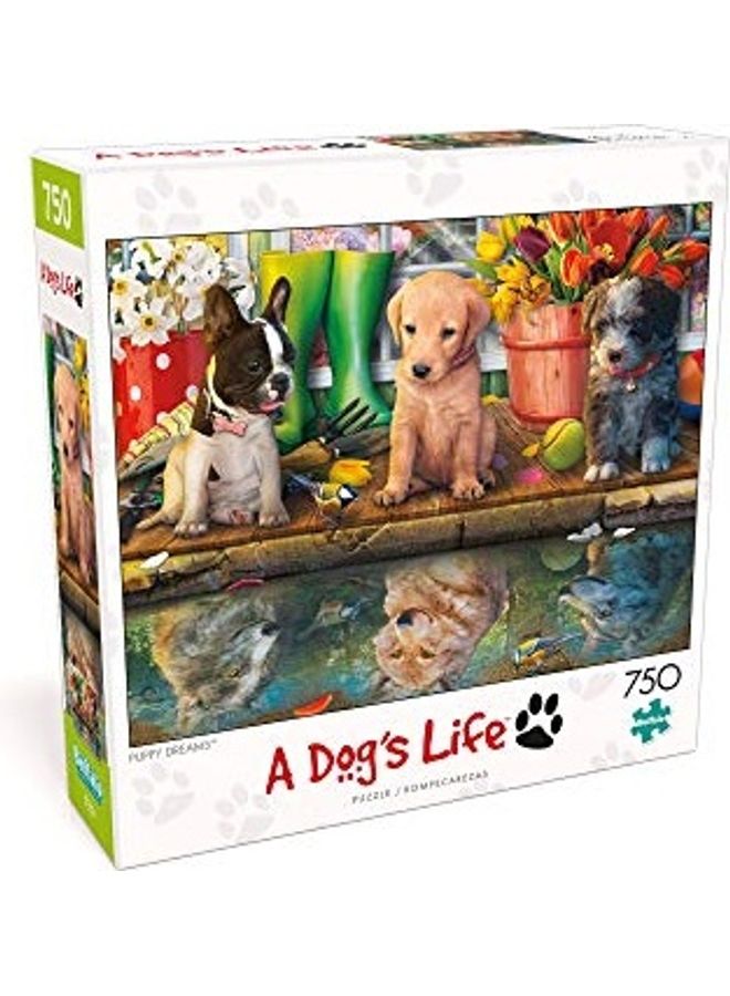 750-Piece A Dog's Life Jigsaw Puzzle Set