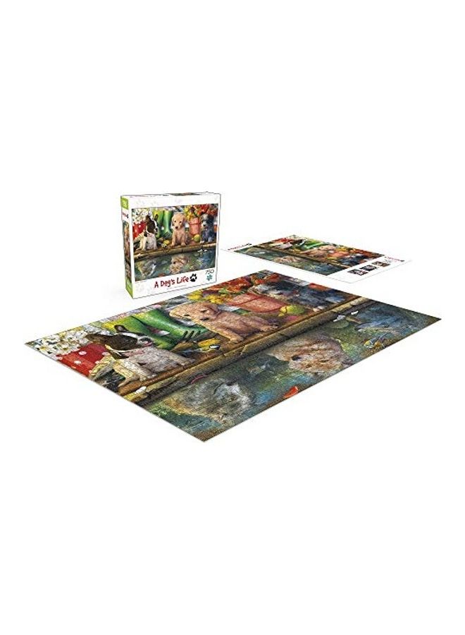 750-Piece A Dog's Life Jigsaw Puzzle Set