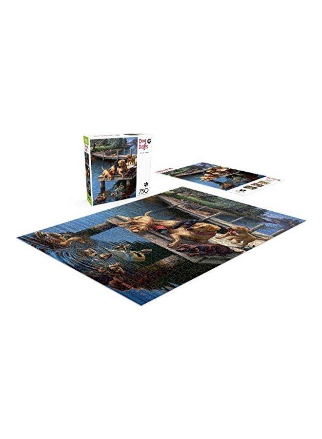 750-Piece Summer School Dog Days Jigsaw Puzzle