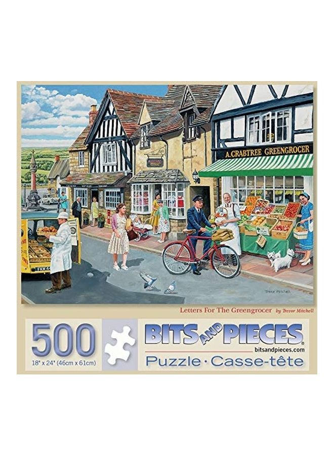 500-Piece The Green Grocer Jigsaw Puzzle Set