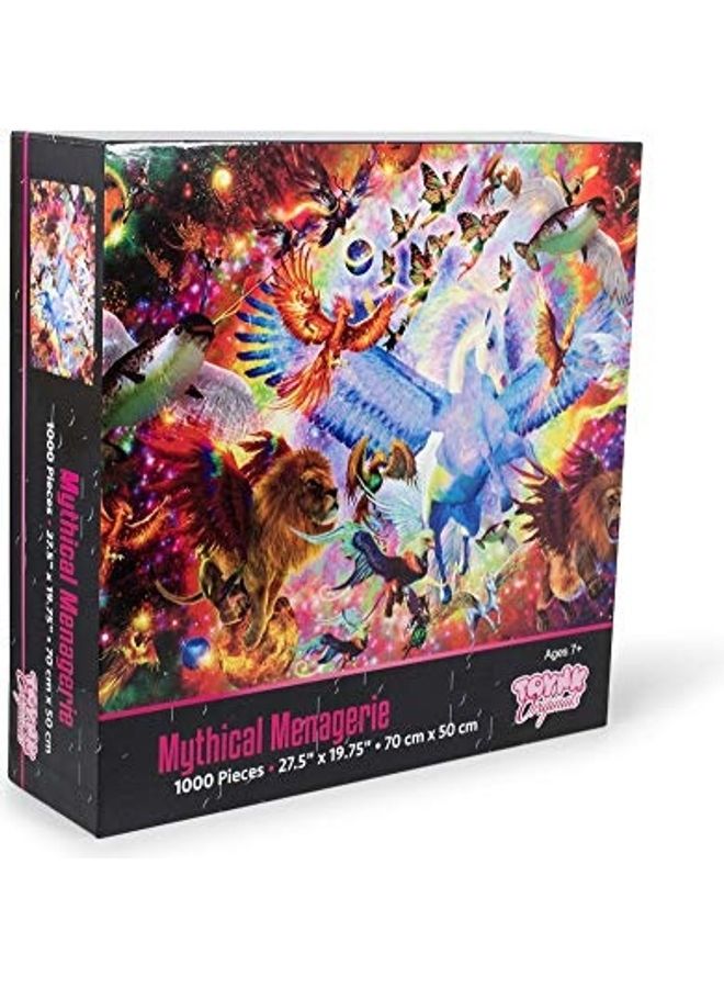 1000-Piece Mythical Menagerie Jigsaw Puzzle Set