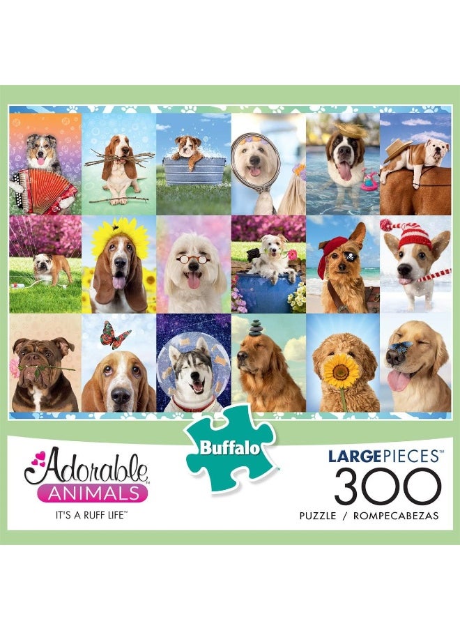 Buffalo Games - It's a Ruff Life - 300 Large Piece Jigsaw Puzzle