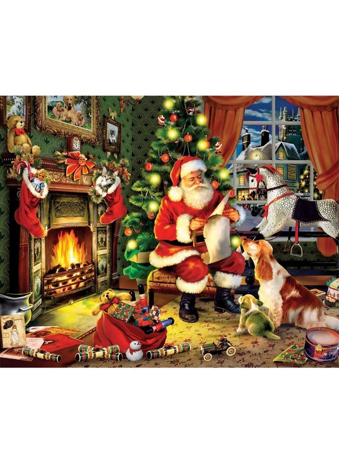 Checking It Twice Christmas Puzzles 1000 Pieces Jigsaw Puzzle For Winter