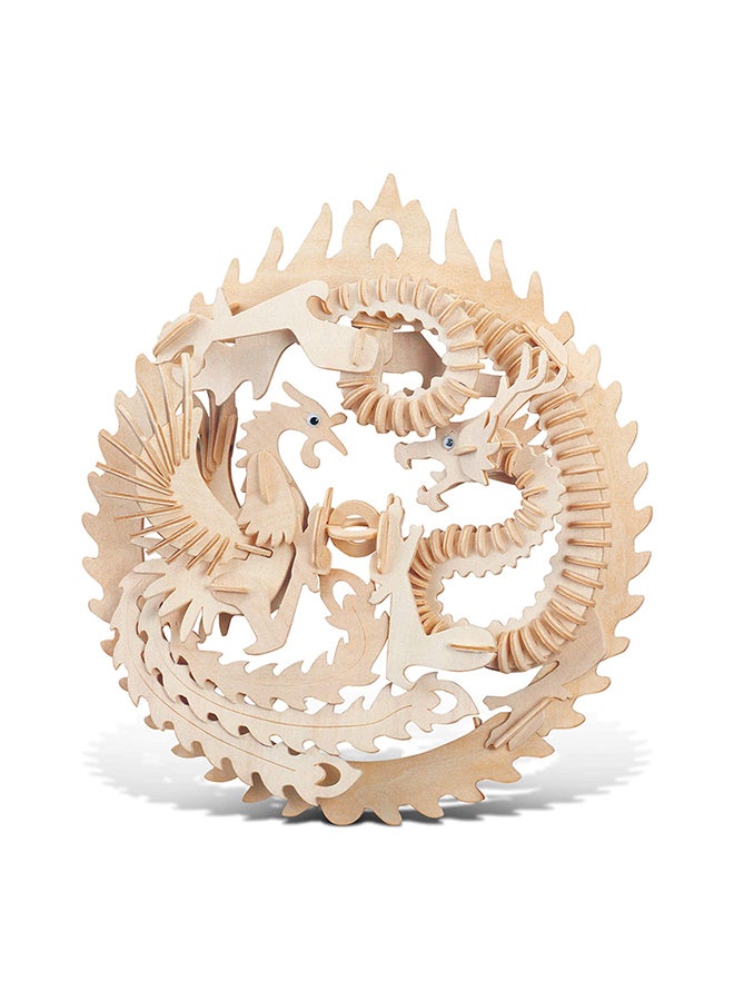 147-Piece Lucky Dragon And Phoenix 3D Puzzle 1503
