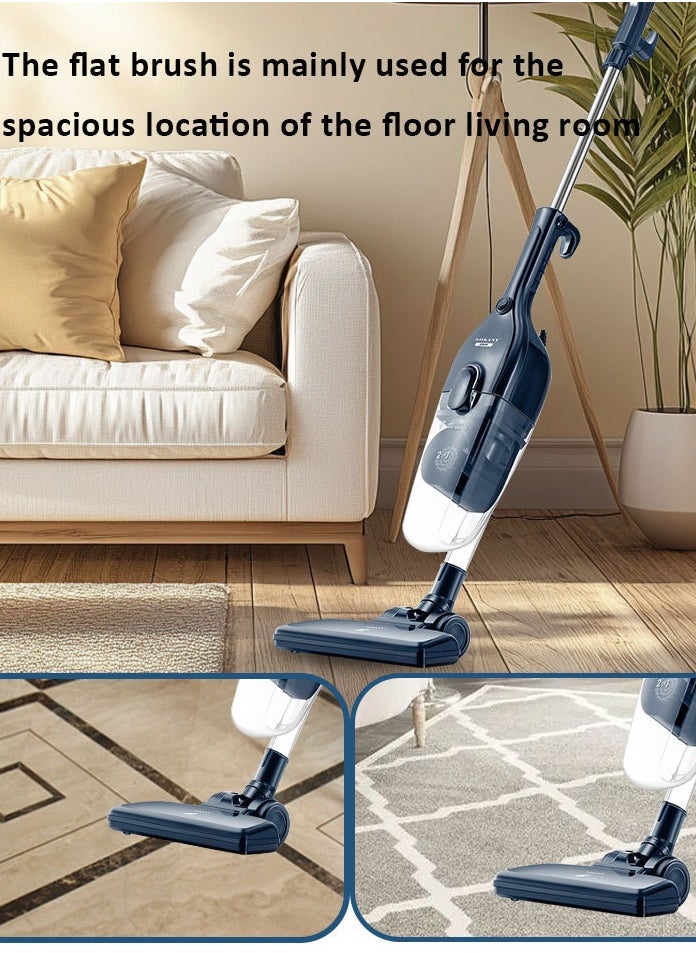 Vacuum Cleaner, 18kpa/5m Corded Upright Vacuum Cleaner,2000W Suction with Multifunction Lightweight Handheld Stick Cleaner for Home, Car, Hard Floor, Carpet, Pet Hair,SK-13043