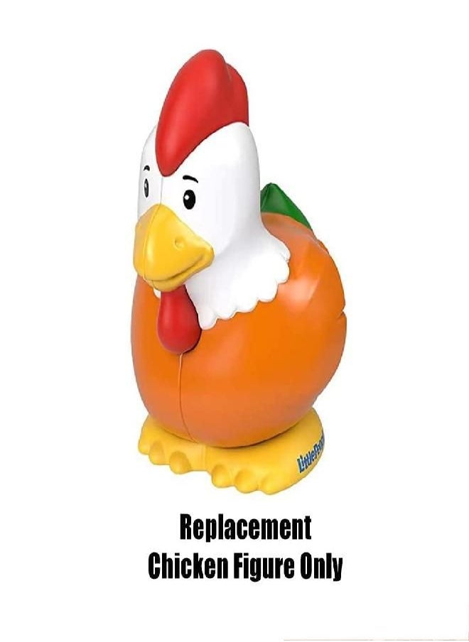 Replacement Part for Fisher-Price Little People Farmer & Animals Figure Pack - GNM36 ~ Replacement Chicken Toy