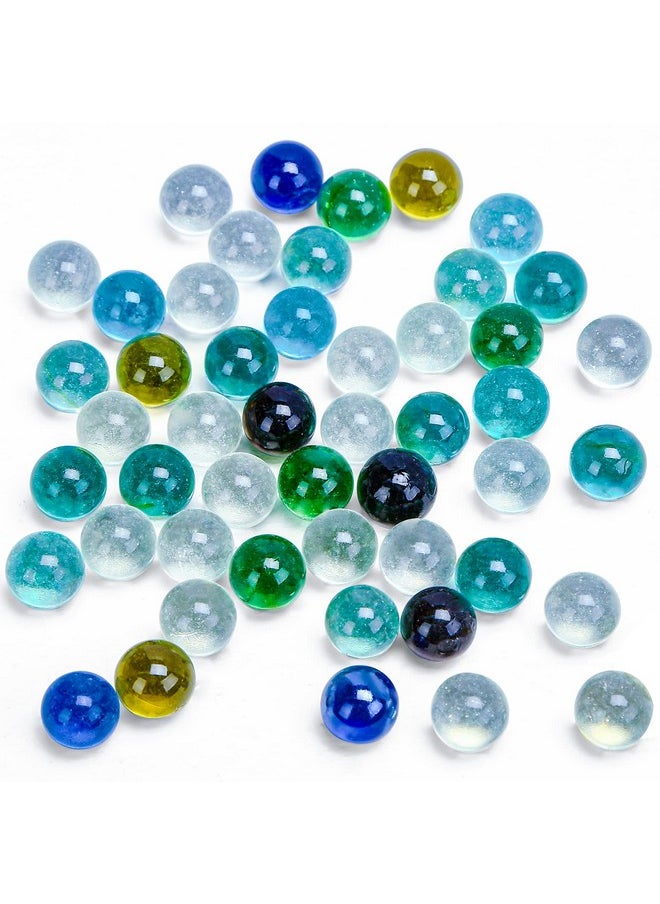 50 Pcs Beautiful Player Marbles Bulk For Marble Games,Multiple Colors(1 Whistle For Free)